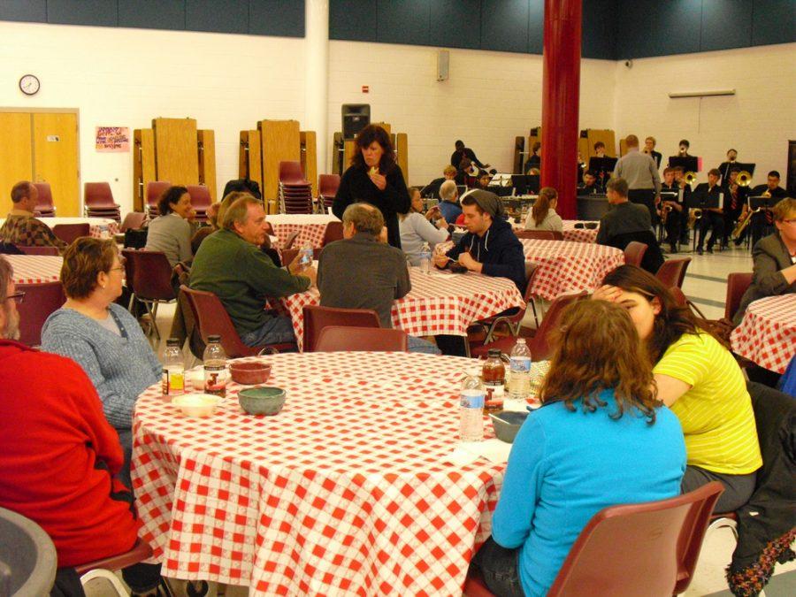 Parents and Staff at Empty Bowls Night -- Photo by Nicholas Cropper