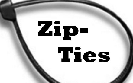 Zipties have become a large problem in schools due to their versatile nature and have been used in a variety of pranks. --Graphic by Robert Lee