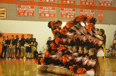 First Pep Rally Pumps Up School