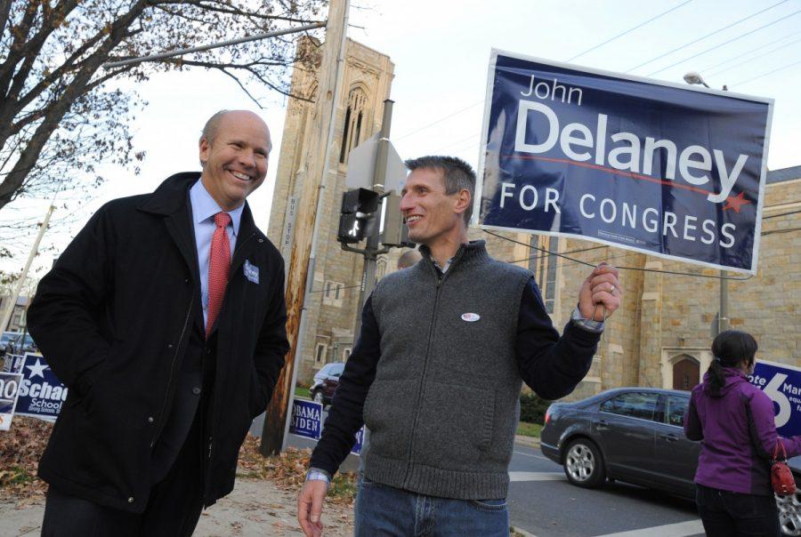 John+Delaney%2C+left%2C+who+is+running+for+Maryland%26apos%3Bs+6th+Congressional+District%2C+talks+with+Jim+Racheff+while+campaigning+at+the+William+Talley+Recreation+Center+in+Frederick%2C+Maryland+on+Tuesday%2C+November+6%2C+2012.+%28Lloyd+Fox%2FBaltimore+Sun%2FMCT%29+--Courtesy+of+MCT+Campus