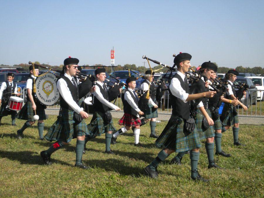 Pipe+band+performed+at+a+competition+in+Richmond+Virginia+on+Oct.+20%2C+2012.+The+band%2C+lead+by+Pipe+Band+Director+Lisa+Frazier%2C+went+on+to+win+the+competition+with+16+awards.+The+medals+include+two+first+place+and+seven+second+place+awards.+--Courtesy+of+Holly+Shropshire