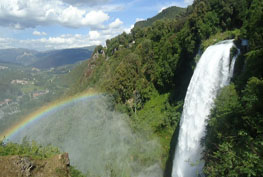 Senior Marisa Clery, while in Italy her junior year, visited the Cascata delle Marmore, the tallest man-made waterfall in the world.