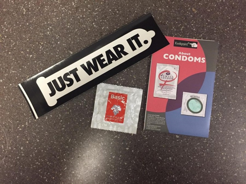 Condoms picture from Watkins Mill for online
