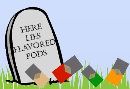 In response to increased teenage use the Federal Drug Administration banned many flavored pods, specifically the fruit flavored ones.