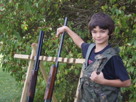 Senior Drew Latos has developed his marksmanship skills since childhood to now earn a spot as one of the top shooters in Maryland. He has won events with stationary items as well as shooting discs flying at over 70 mph.