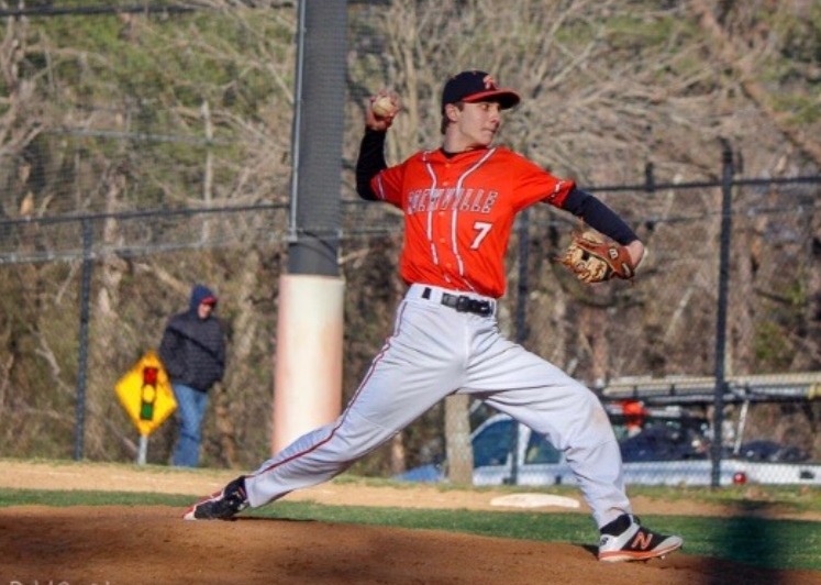 Pitcher Donovan Shekhdar has shared duties with fellow pitcher Lucas Ribaudo who had seven strike outs in the Rams loss to the Magruder Colonels April 1.  