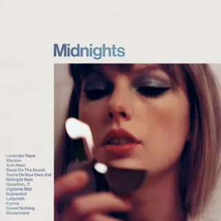 Album cover of Taylor Swift's "Midnights"