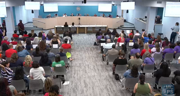 Photo courtesy of Board of Education Meeting Archives.


7 members of the Montgomery County Board of Education vote in favor of the FY 2027 Operating Budget proposal.
